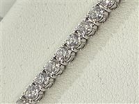 Napoli - Corso Umberto I, 381/383/385 - Pulsera Gioielleria Sorrentino Mujer Lab Grown Diamonds in Oro blanco Diamante Lab Grown 6.20 Ct 1LBBTENNIS1 - 1LBBTENNIS1